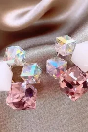 Elegant 4-Stone Earring