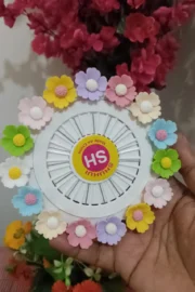 Elegant Floral Hijab Pin Set