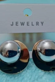 Trendy Luna Dome Design Earrings for Girls & Women in BD