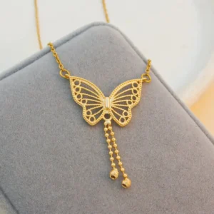 Elegant Butterfly Pendant Necklace