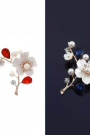 Pearl Blossom Hijab Brooch