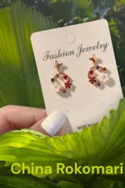 Elegant Heart Crystal Earrings